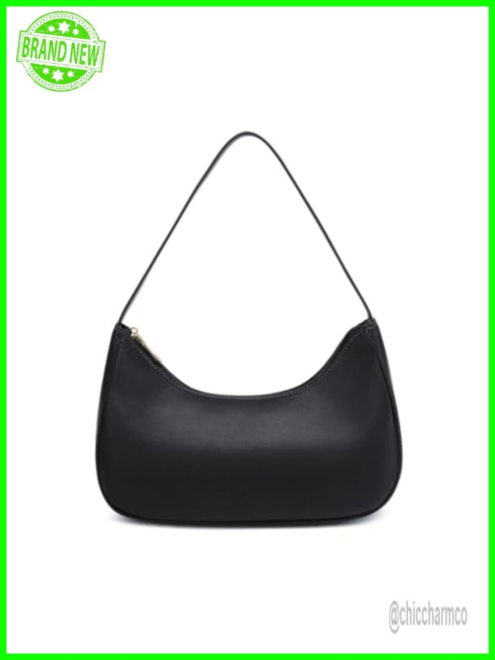 PU Leather Hobo Shoulder Bag Mini Clutch Tote Purse for Work Travel